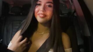 ClaireJenner boob show while driving