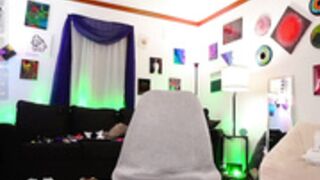 emmasky69 - Black lipstick, black n white socks