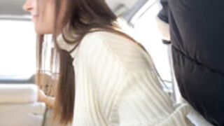Elizabet_doll boob and ass tease in car