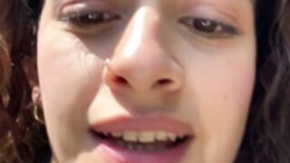 Alana15 nude in public park