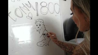 Inkedfantasy draws Chewbacca at MFC