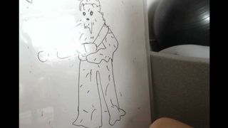 Inkedfantasy draws Chewbacca at MFC