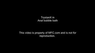 bellakush anal bubblebath