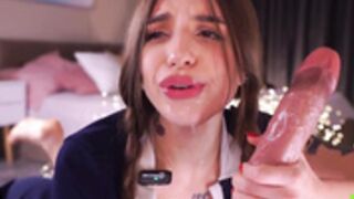 Deeptalkss - Big dildos, fake cum and titjob