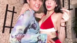 Samantha_kevin - Kevin fucks megumi and lesbian rouse