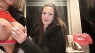 AlyssaHottv_, Joanaelaa & Miia_Lynn lesbian outdoor