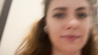 MariiD Strip in wash room and pussy play