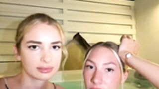 LuisaBecker & EvieEvanss last lesbian sex show