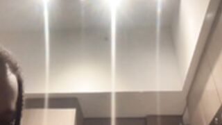 curvyellaxo fucking BBC in the kitchen