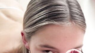 Ella Alexandra POV Blowjob With Facial
