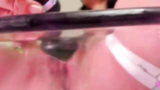 antonella_maitt1 pussy play on clear chair
