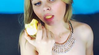 Liticia - Blond Polish girl Fucks Apple