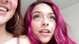 Ariiel_ lesbian show - first time makeout + cum naked