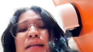 Isarain12 Naked Pussy Play In Restroom