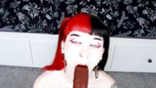 sephypink - Goth Stepsister wants her first blowjob!