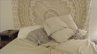 Rosegold18 orgasms using a dildo