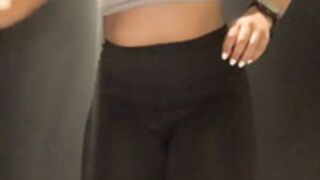 Trianawhite nude at cafe washroom