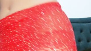 amadora gostosa de vermelho
