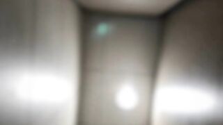 __Nessa__ squirt in cafe toilet and gets caught