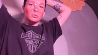 White stoner nerd pretty feet 79