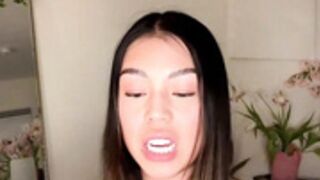 Helenax3 paid live stream, striptease, oil on her tits