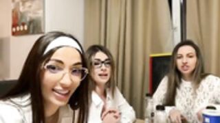 The_Spice_Girls Myra, Bella & Charming lesbian 3some 1