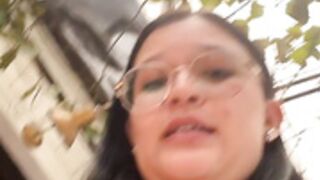 IsaRain12 fingering in cafe