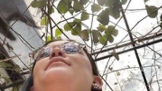 IsaRain12 fingering in cafe