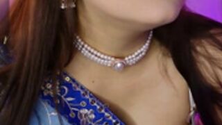 Ashalisha  Saree stripping