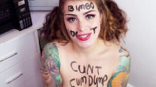 Molly Darling - Stupid bimbo degrading makeup tutorial