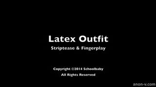 Schoolbabyxx Video Private 6 - Latex Strip & Finger