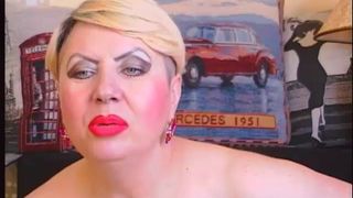 Posh_Lady - Overweight 55 year old woman fingers self.