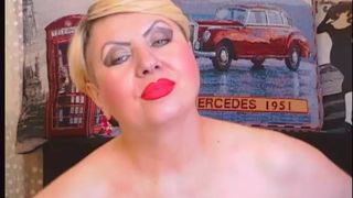 Posh_Lady - Overweight 55 year old woman fingers self.