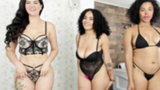 Carolina_Novoa & 2 Brunettes lesbian show pt 4