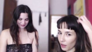 FeliBruna & BellaNatashaok lesbian show