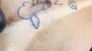 Andressa Urach - new tattoo in ass & lesbian sex