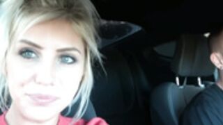 blonde_riderxxx OF car Bj & cum in mouth