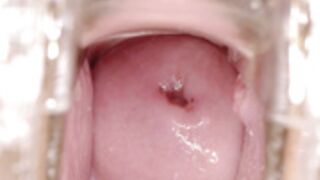 Sexy Latina shows her cervix