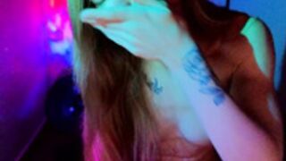 White Trash with tiny titties