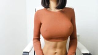 ingridblondy94 as a brunette in boots 3