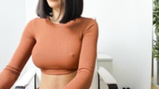 ingridblondy94 as a brunette in boots