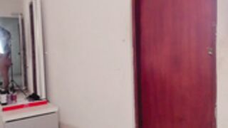 Alhana_pulido - cleaning her room naked
