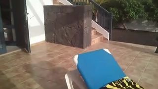 italiana ubriaca a lanzarote