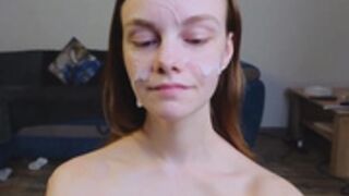 Ellie Fors - Public - Fake Facial