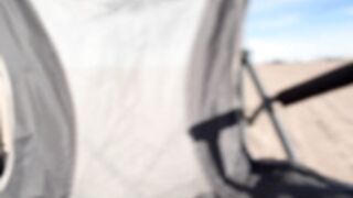 _Rapunzel_ masturbates naked in public at the beach