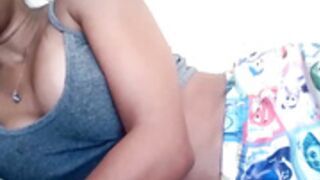 Black niples bitch teasing on bed 2