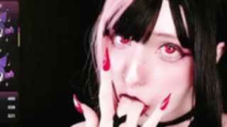 sophiasawami ahegao blowjob 1