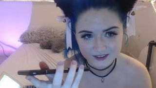 CelestiaVega first night topless 08112017