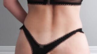 GwenGwiz fucks you ourside in black lingerie