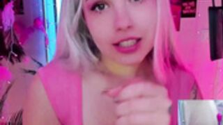 Sparkle_mona - Blond babe suck dildo hot talk